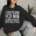 Eisenbahn Zug Falls Du Das Lesen Kannst Bin Ich Entgleist Sweatshirt Frauen Geschenke für Sie