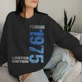 February 1975 Man Woman 50Th Birthday Limited Edition Sweatshirt Frauen Geschenke für Sie