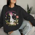 Floral Grammy Goose Mom Mother's Day Silly Goose Family Women Sweatshirt Gifts for Her