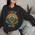 Flower Power Retro Nature Nostalgiaintage Outdoor Power Sweatshirt Frauen Geschenke für Sie