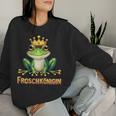 Frog Queen Carnival Girls' Princess Frog Queen Sweatshirt Frauen Geschenke für Sie