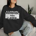 Alcohol Bar Drinking Beer Party Sudadera Mujer Regalos para ella