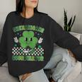 Shenanigans Squad Teacher Retro St Patrick's Day Women Sweatshirt Gifts for Her