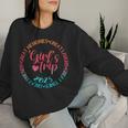 Girls Trip 2025 Great Friends Laughs Memories Times Summer Women Sweatshirt Gifts for Her