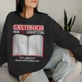 Guest Book 80Th Birthday Decoration Man Woman 80Th Birthday Sweatshirt Frauen Geschenke für Sie