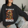 I'm Afraid Of Cringe Skeleton Sudadera Mujer Regalos para ella