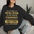 Installateur Kein Frauenarzt Slogan Plumber Sweatshirt Frauen Geschenke für Sie