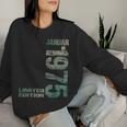 January 1975 Man Woman 50Th Birthday Limited Edition Sweatshirt Frauen Geschenke für Sie