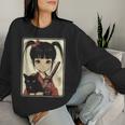 Japanese Gothic Kawaii Anime Samurai Cat Mom Woman Girls Women Sweatshirt Gifts for Her