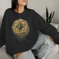Jolie Lettre O Initiale Nom Léopard Imprimé Animal Sweat-shirt pour femme Cadeaux pour elle