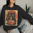 Kawaii Noodles Soup Anime Japanese Ramen Cat Ns Girls Women Sweatshirt Gifts for Her