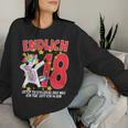 Ladies 18Th Birthday Unicorn Girl 18 Years Fun Sweatshirt Frauen Geschenke für Sie