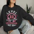 Level 11 Years Girl's Birthday Gamer Girl Gamer 2014 Sweatshirt Frauen Geschenke für Sie