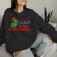 Little Fireman The Fire Brigade Girl Mum Sweatshirt Frauen Geschenke für Sie