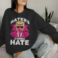Los Divertidos Enemigos De La Goma De Mascar De Trumpan A Odiar A Donald Trump 2024 Sudadera Mujer Regalos para ella