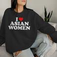 I Love Asian Women's Sweatshirt Frauen Geschenke für Sie