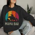 Mama Bear 3 Children Mother's Day Mother Women's Sweatshirt Frauen Geschenke für Sie