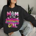 Mom Of The Birthday Girl Family Pig Party Decorations Women Sweatshirt Gifts for Her