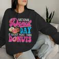 National Donut Day Doughnut Food Lover Boys Girls Women Sweatshirt Gifts for Her