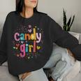 Nette Süßigkeiten Liebe Mädchen Süßigkeiten Süßigkeiten Sweatshirt Frauen Geschenke für Sie