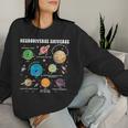 Neurodiverse Universe Space Planet Special Education Teacher Women Sweatshirt Gifts for Her