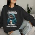 Night Layer Cat Coffee Layered Work Sweatshirt Frauen Geschenke für Sie