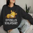 Official Sleep Giraffe Pyjama Sweatshirt Frauen Geschenke für Sie