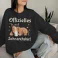 Official Snoring Pyjamas Horse Sleep Sweatshirt Frauen Geschenke für Sie