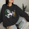 Panda Arabic Hookah Nargileh Shisha Panda Bear Sweatshirt Frauen Geschenke für Sie