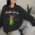 Pickle Queen Cucumber Lovers Cucumber Sweatshirt Frauen Geschenke für Sie