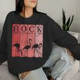 Pink Flamingo Periodic Table Elements Flamingo Flock Retro Women Sweatshirt Gifts for Her