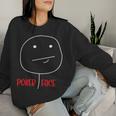 Poker Face Saying Cards Player Women Sweatshirt Frauen Geschenke für Sie