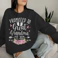 Promoted To Great Grandma Est 2025 First Time New Grandma Women Sweatshirt Gifts for Her