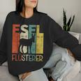 Retro Donkey Whisper Owner Last Animals Sweatshirt Frauen Geschenke für Sie