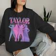 Retro Taylor First Name Personalized Birthday Girl Party Women Sweatshirt Gifts for Her