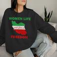 Rise With The Of Iran Life Freedom Mahsaamini Sweatshirt Frauen Geschenke für Sie