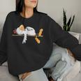 Sleeping Chicken I Hen Bird Fun I Chicken Dream Sweatshirt Frauen Geschenke für Sie