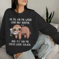 Sloth Women's Sloth Sleep Sloth Sweatshirt Frauen Geschenke für Sie