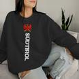 South Tyrol With South Tyrolean Eagle For And S Sweatshirt Frauen Geschenke für Sie