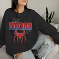 Spider Mom Family Birthday Boy Retro Mother's Day Women Sweatshirt Gifts for Her
