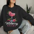 Summer Cocktail Party Wildberry Lillet Women's Sweatshirt Frauen Geschenke für Sie