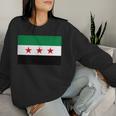 Syria Flag Decorative Arabs Syrian Asia Syria Sweatshirt Frauen Geschenke für Sie