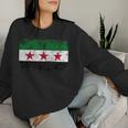 Syria Syria Flag Women's Children's Syria Sweatshirt Frauen Geschenke für Sie