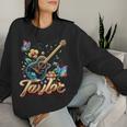 Taylor Primer Nombre I Love Taylor Girls Groovy Birthday Y2k Sudadera Mujer Regalos para ella
