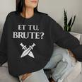 Historia De La Antigua Roma Bruta Julio César Sudadera Mujer Regalos para ella