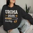 Uroma 2025 Loading Future Great Grandmother 2025Intage Sweatshirt Frauen Geschenke für Sie