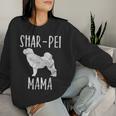 Vintage Shar-Pei Mama Sharpei Mom Dog Owner Mother Women Sweatshirt Gifts for Her