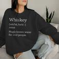 Vintage Whiskey Drinkers Definition Of Whisky Sudadera Mujer Regalos para ella