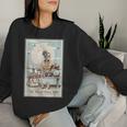 The Volleyball Mom Skeleton Tarot Card Game Day Mother's Day Women Sweatshirt Gifts for Her
