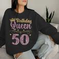 Women's 50Th Queen Birthday 50 Years Fift Sweatshirt Frauen Geschenke für Sie